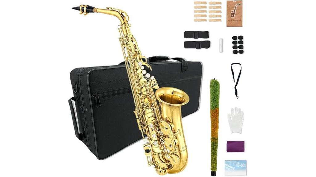 gold alto saxophone kit