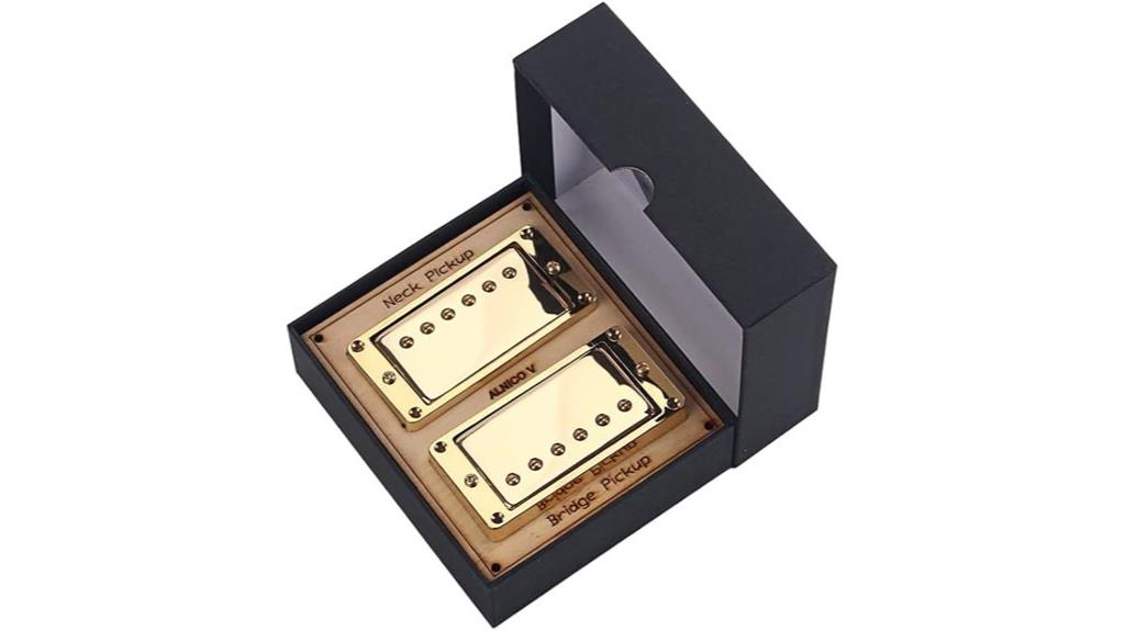 gold humbucker pickups set