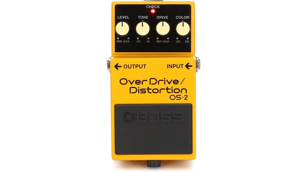 gold overdrive distortion pedal