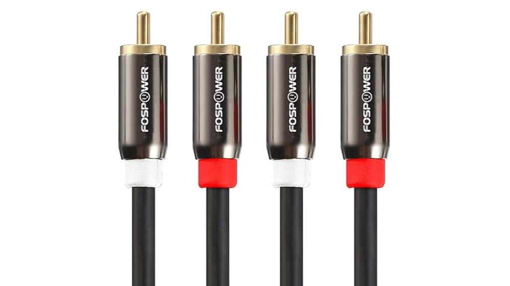 gold plated audio cable