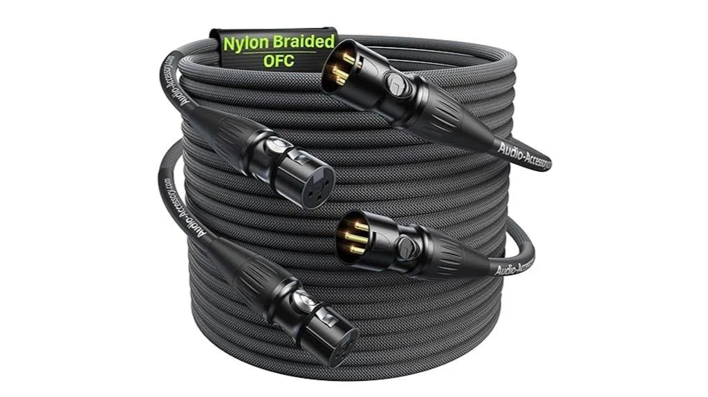 gold plated microphone cable pack