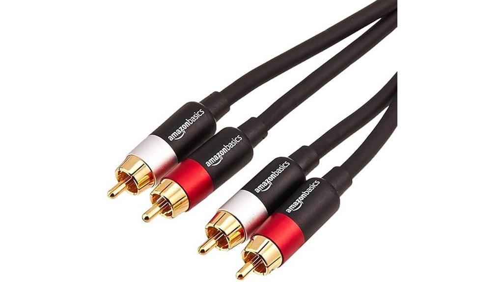 gold plated rca audio cable