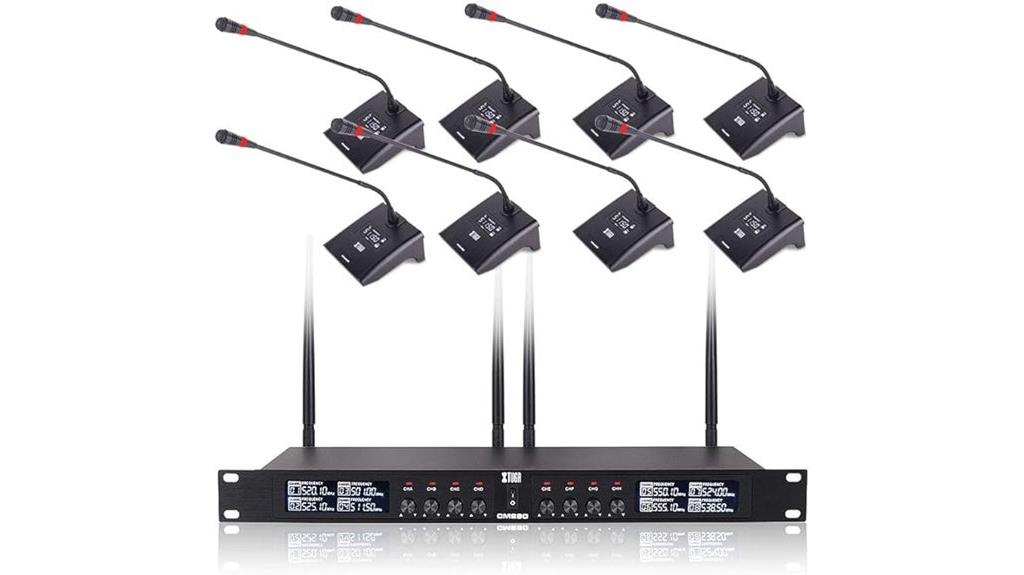 gooseneck uhf microphone system
