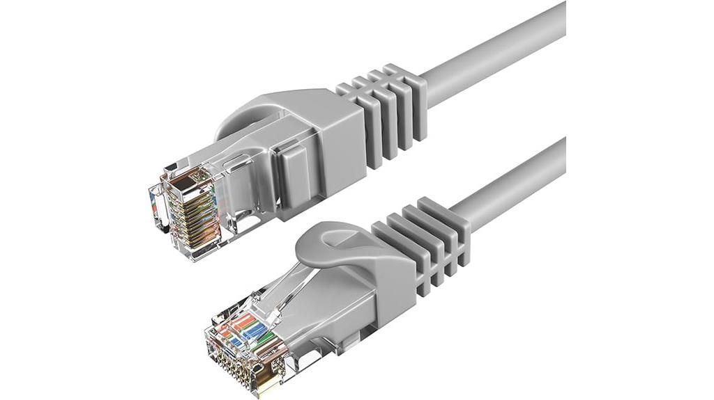 gray cat6 ethernet cable