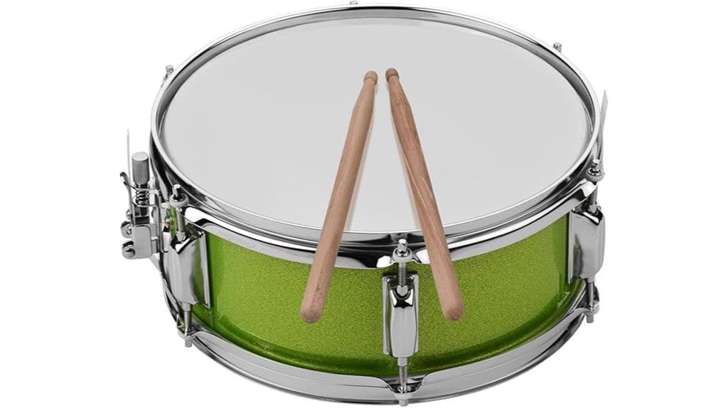 green 12 inch snare