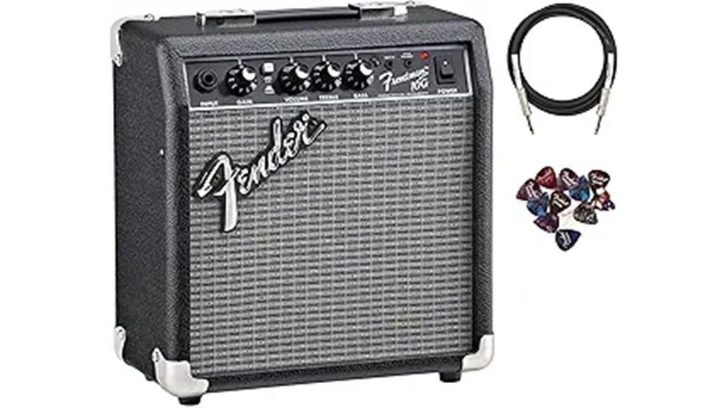 guitar amplifier with accessories