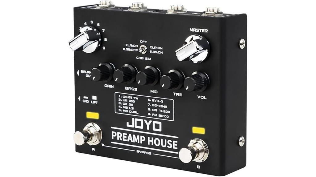 guitar cabinet simulator pedal