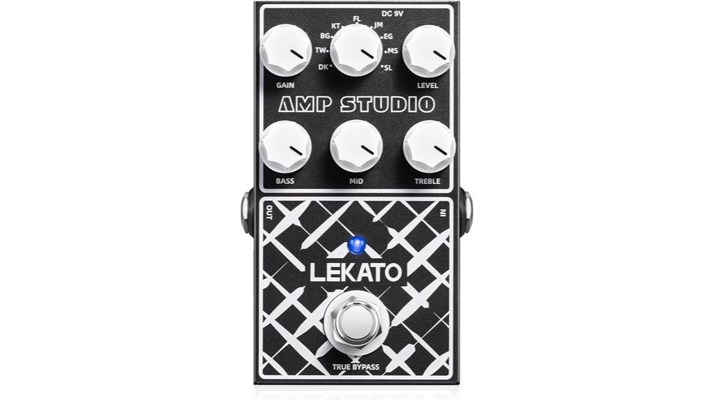 guitar effect pedal simulation