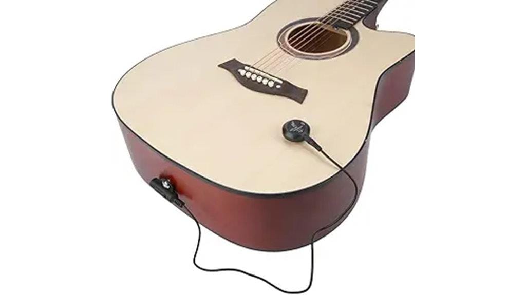 guitar microphone transducer cable