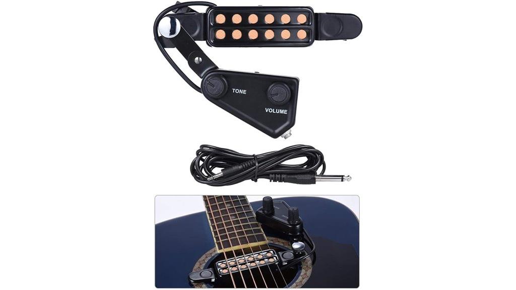 guitar pickup with controls