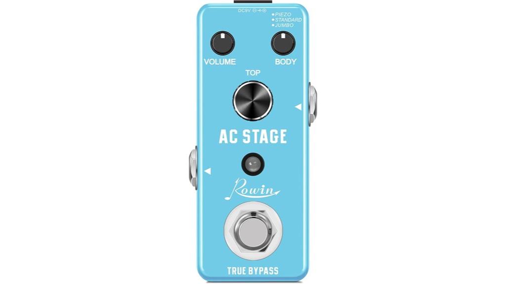 guitar simulator pedal for acoustics