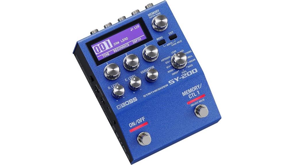guitar synthesizer effects pedal