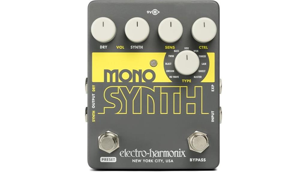 guitar synthesizer pedal effects