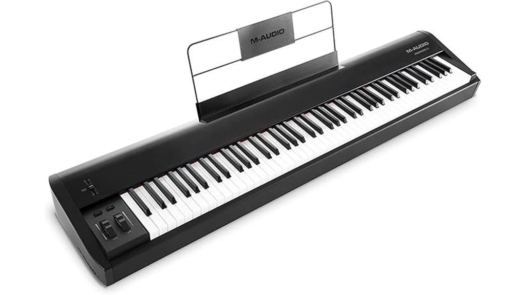 hammer action midi keyboard