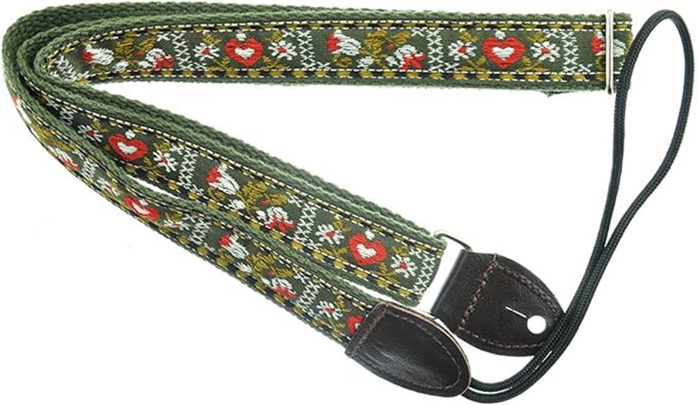 handmade adjustable mandolin strap