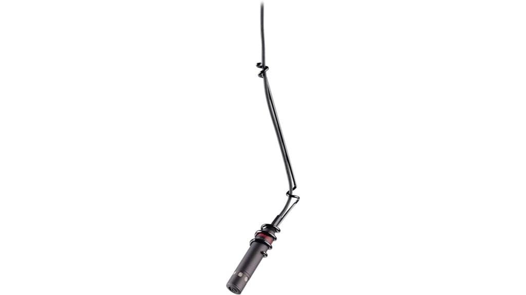 hanging cardioid condenser microphone