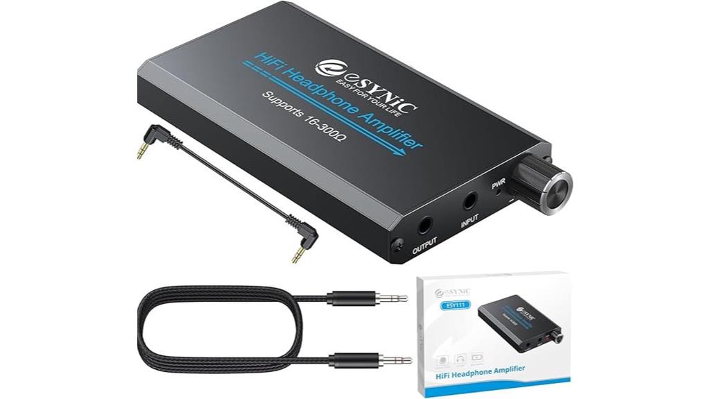 headphone amplifier with gain