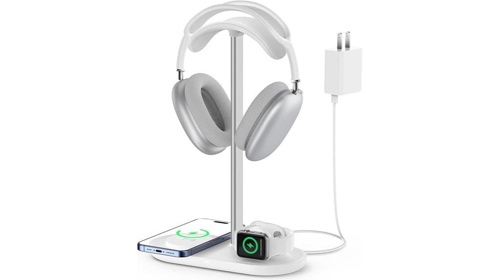 headphone stand with charger