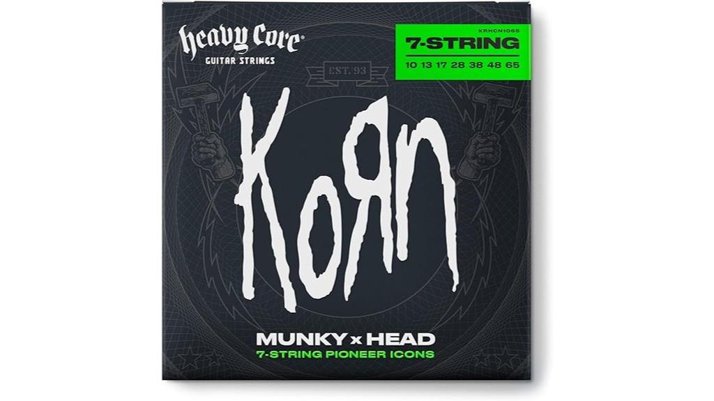 heavy core guitar strings
