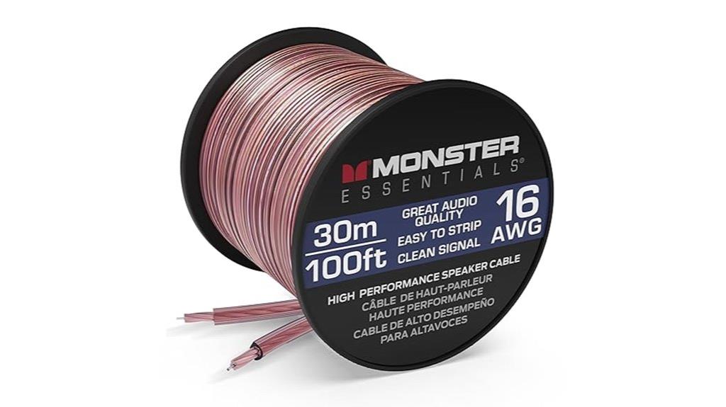 high performance speaker wire