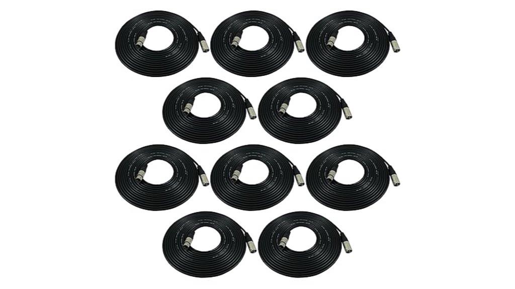 high quality microphone cables package