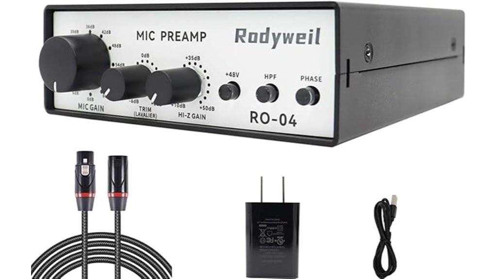high quality microphone preamp