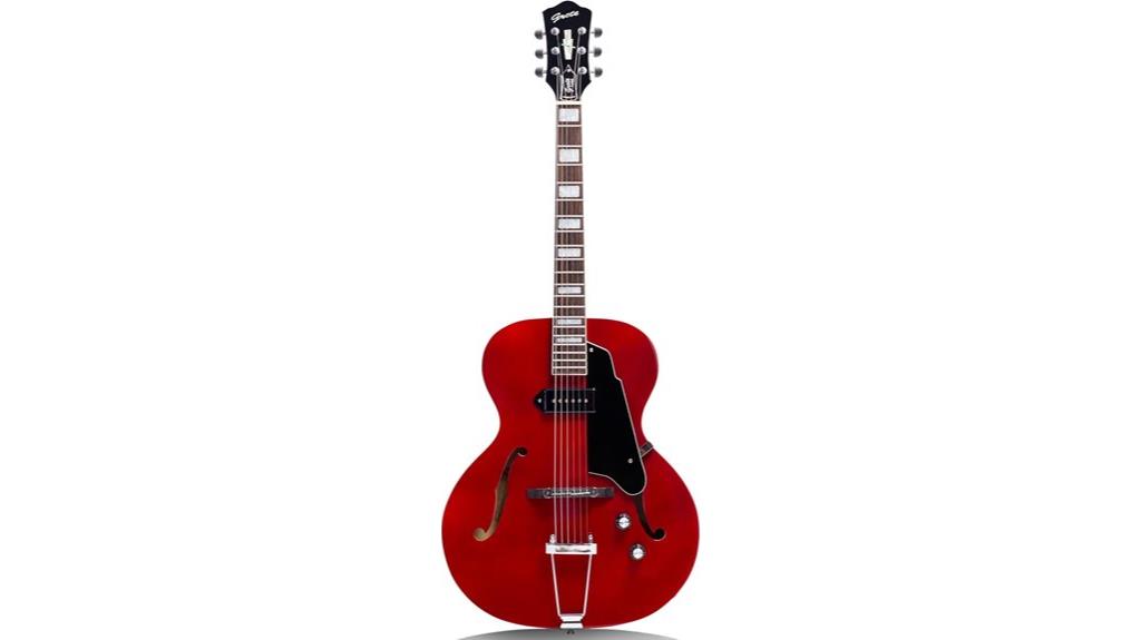 hollow body electric guitar