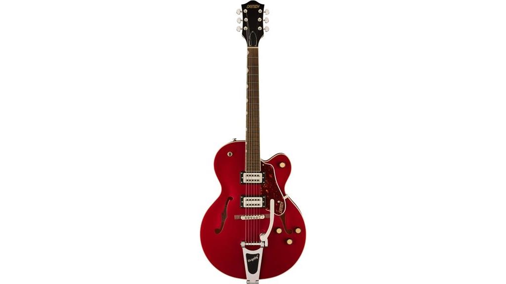 hollowbody guitar with bigsby