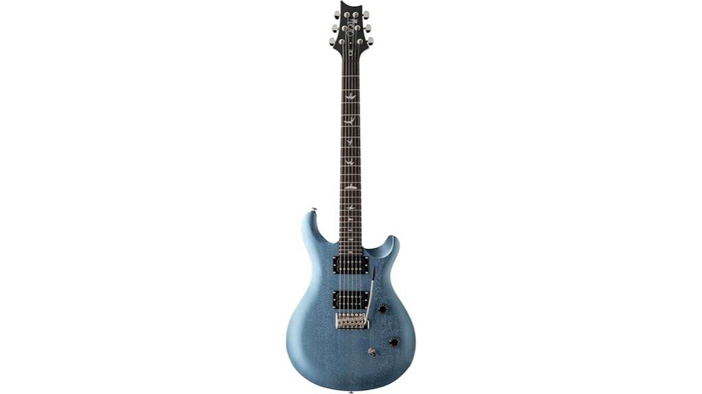 ice blue satin guitar