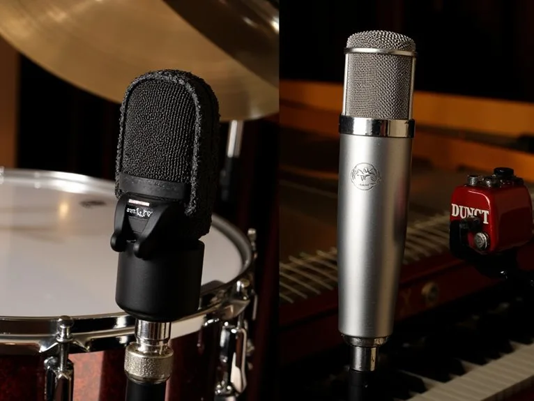 instrument specific microphone selection