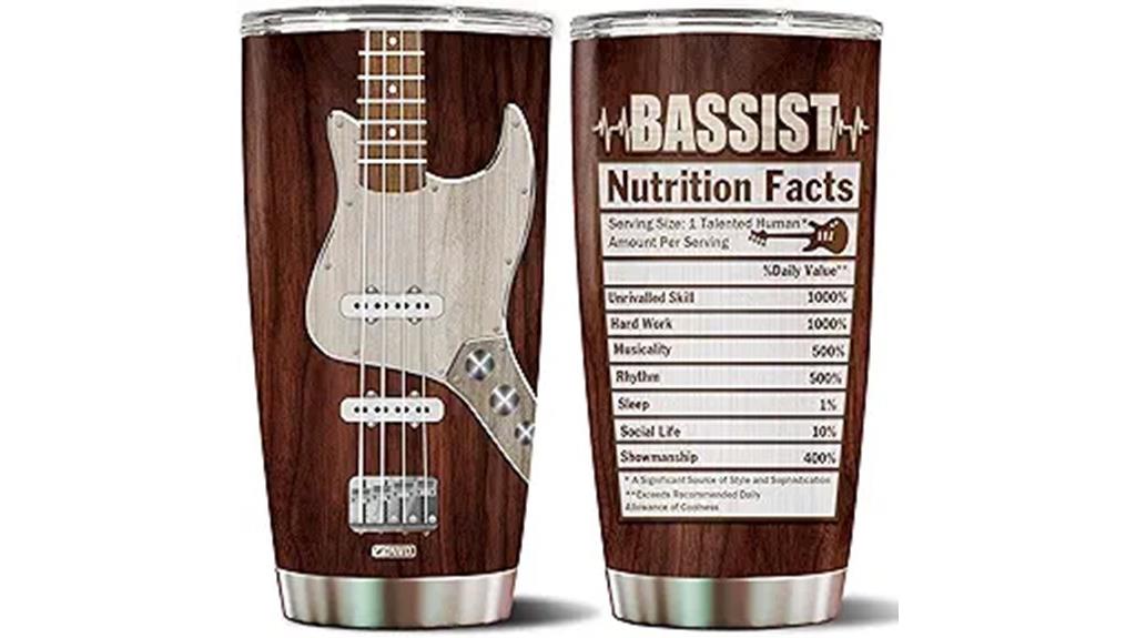 insulated bass player mug