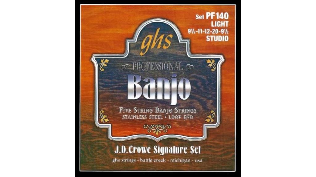 j d crowe banjo strings