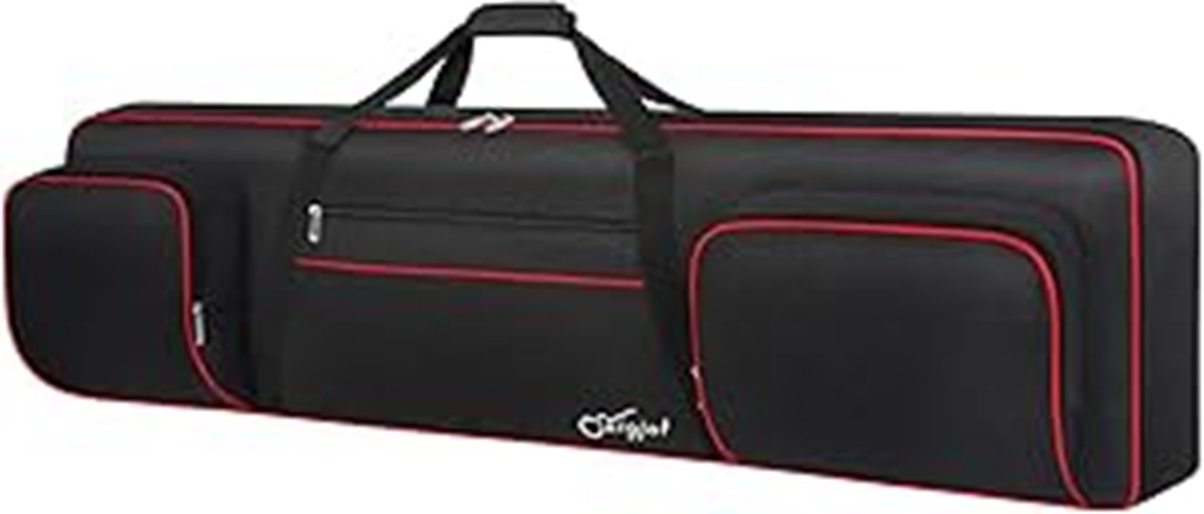 keyboard case with straps