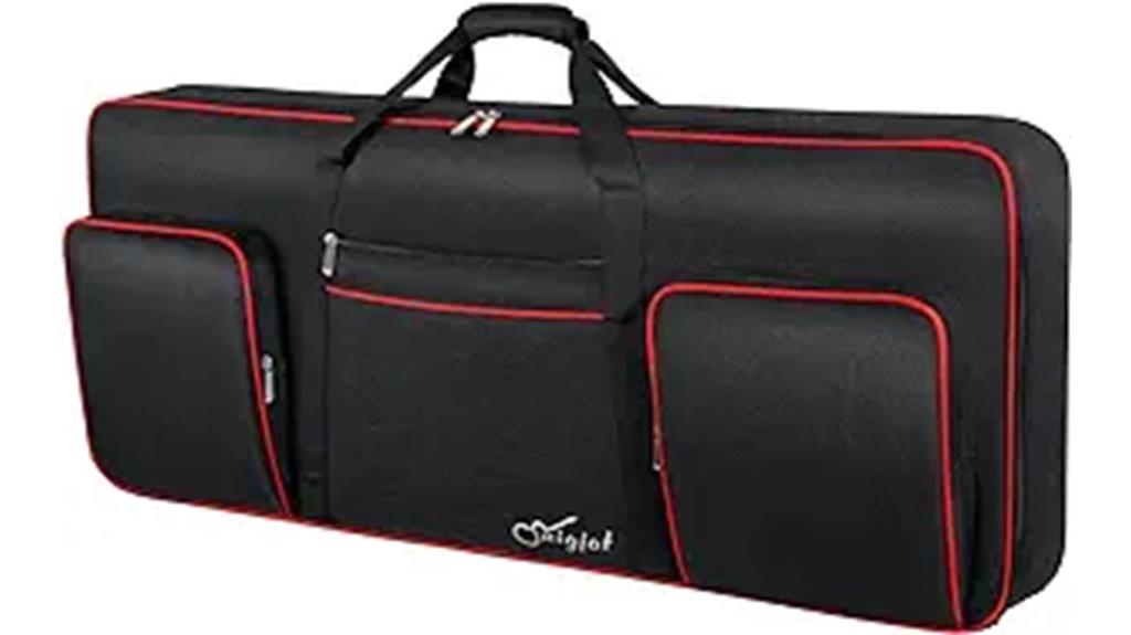 keyboard case with straps