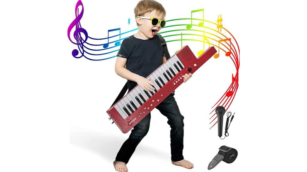 kids portable 37 key piano