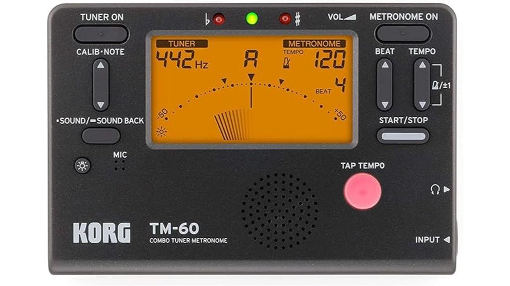 korg tuner metronome device