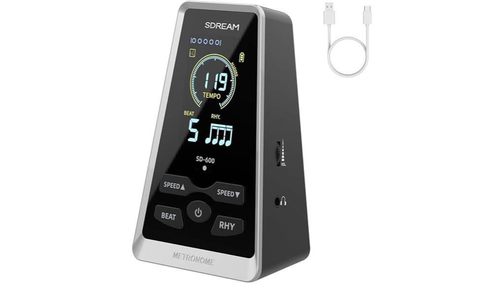 lcd digital metronome device