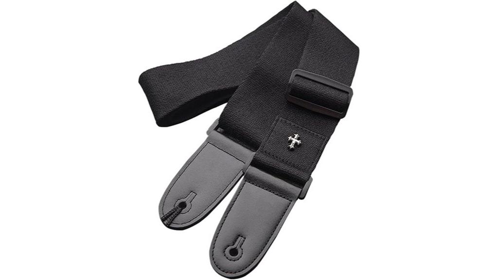 leather ended guitar strap
