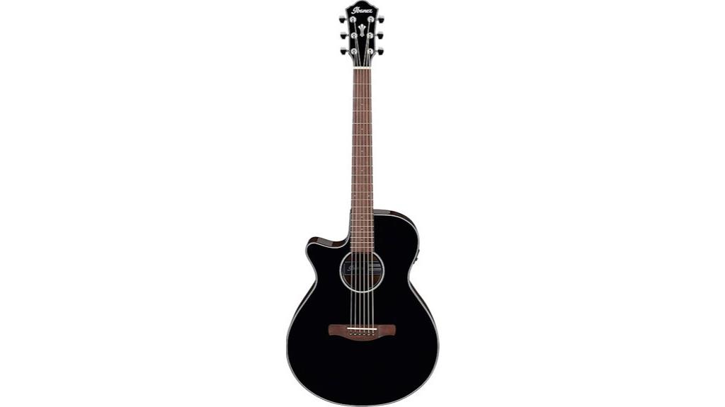left handed acoustic electric guitar