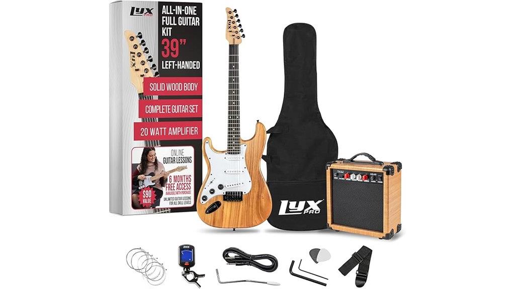 left handed electric guitar kit