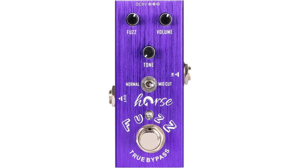 light purple fuzz pedal