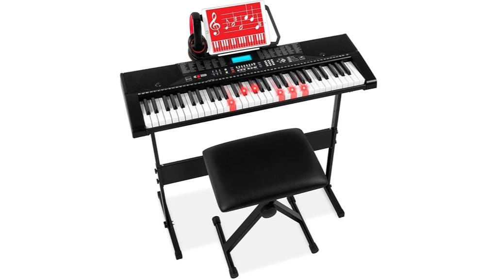 lighted keys electric piano