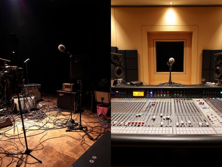 live vs studio differences