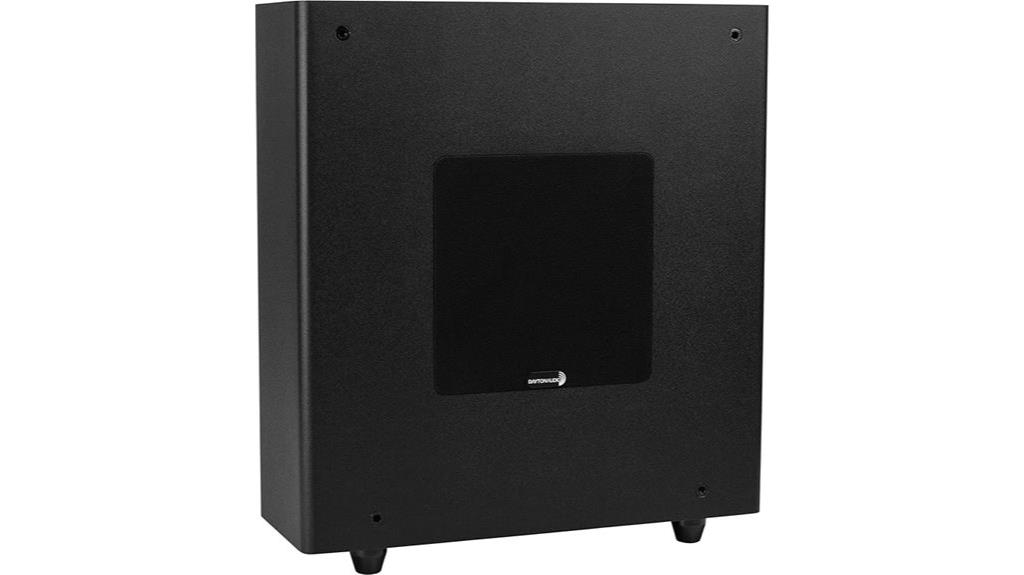 low profile passive subwoofer