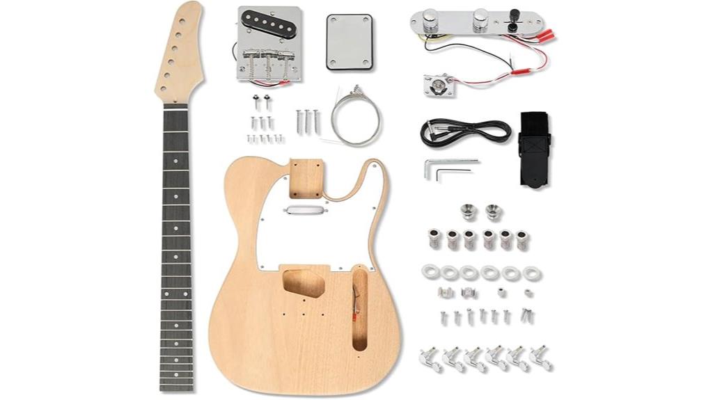 mahogany body guitar kit