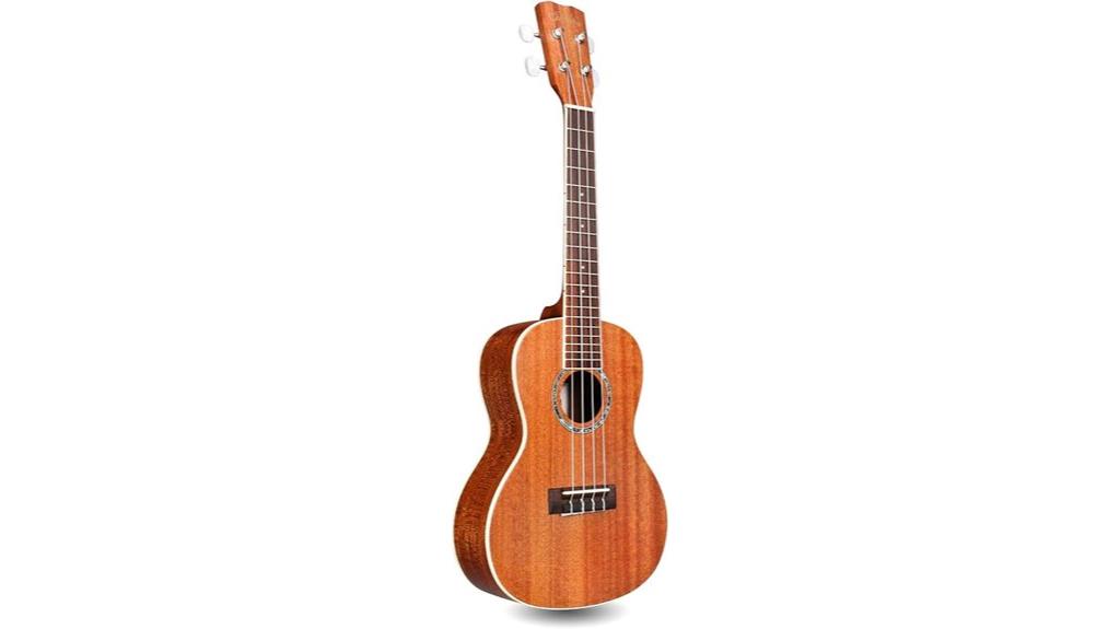 mahogany concert ukulele with strings