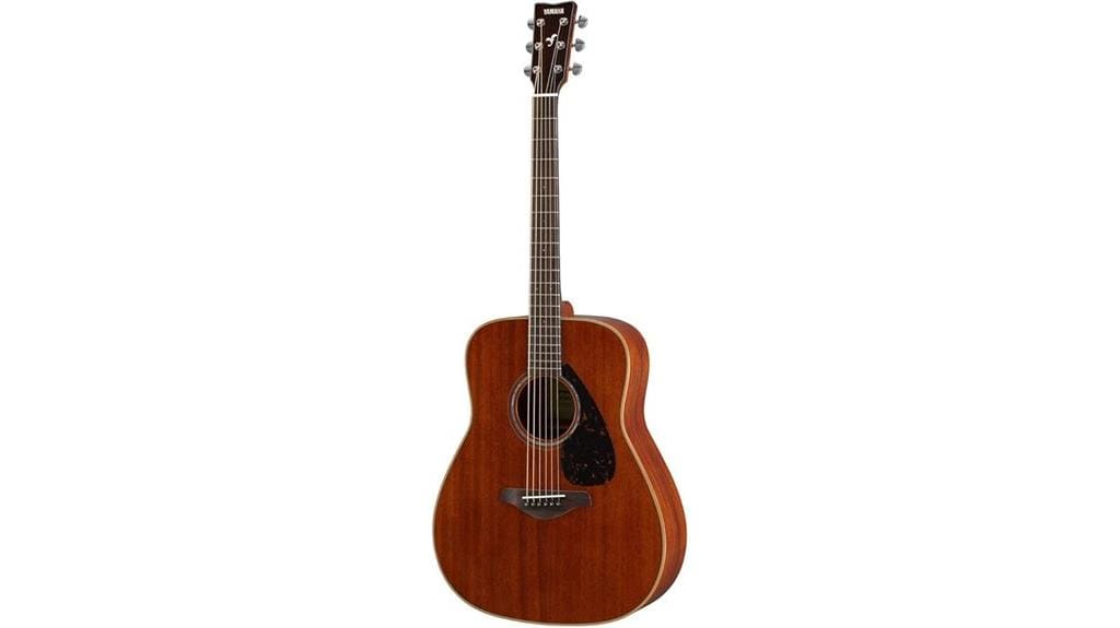 mahogany solid top guitar