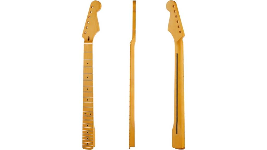 maple fretboard guitar neck
