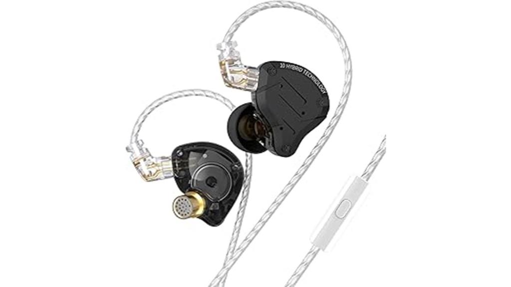 matte black in ear headphones