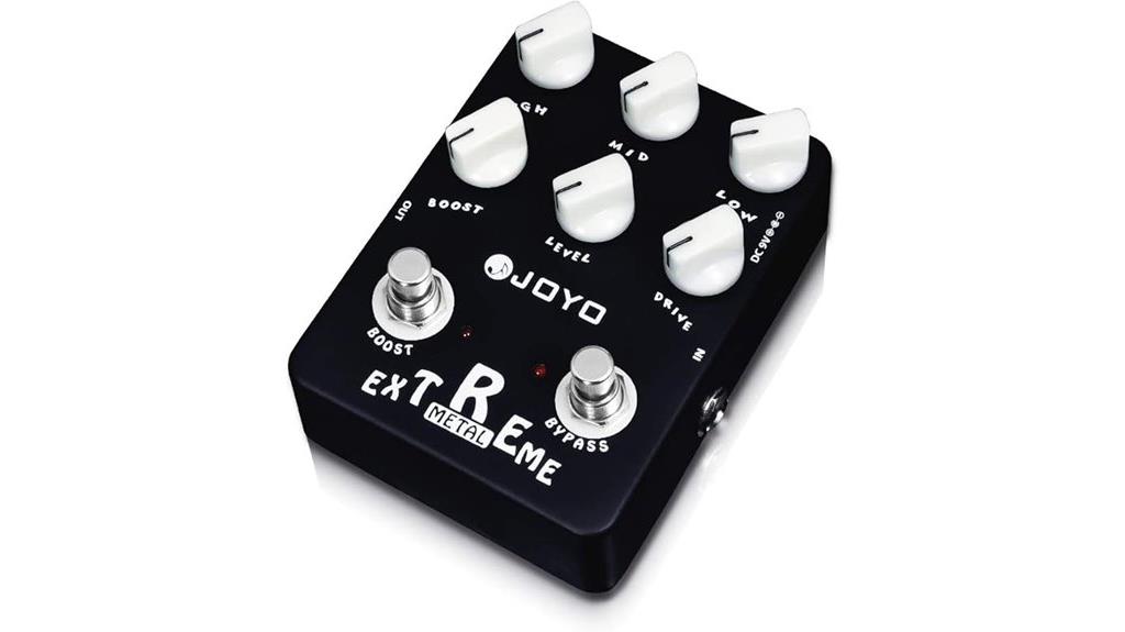 metal distortion pedal with eq